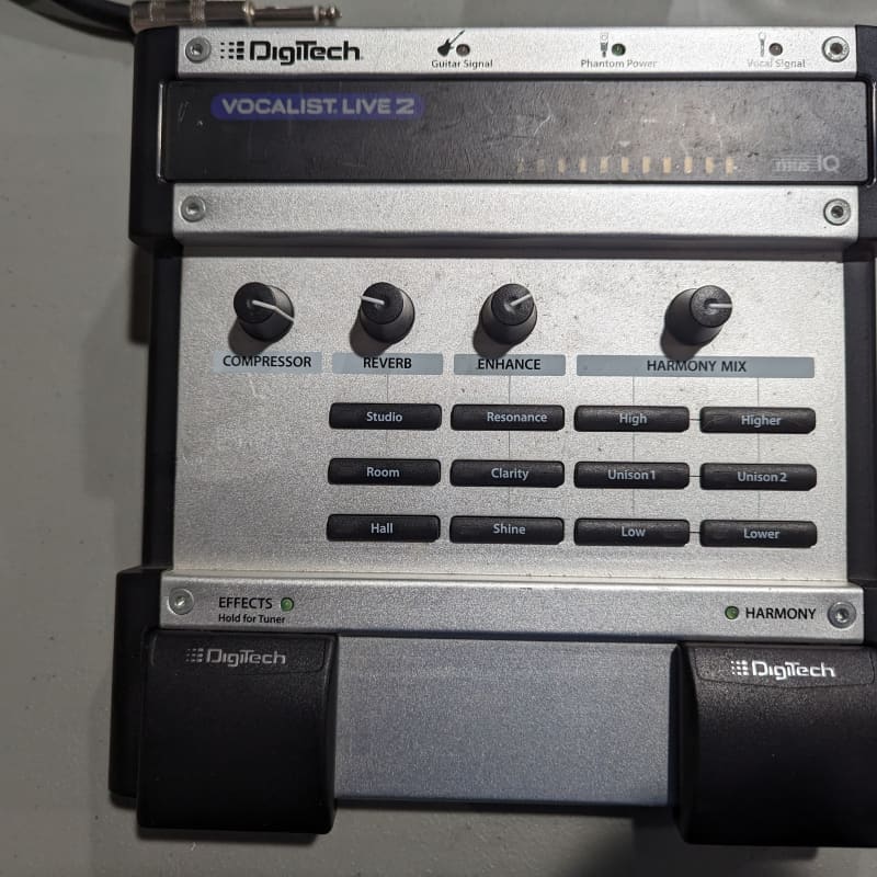 used 2010s DigiTech Vocalist Live 2 Silver - Effect Pedal