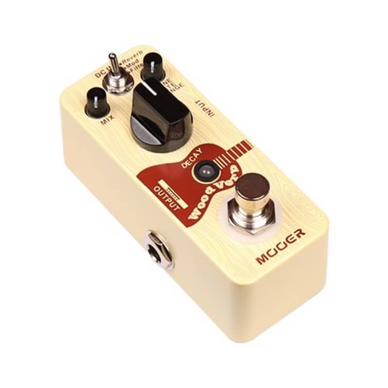 new Mooer Mooer WoodVerb Acoustic Guitar Reverb Pedal Wood - Effect Pedal