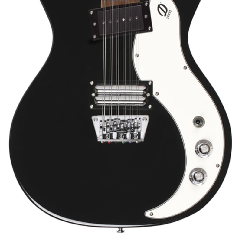 Danelectro '59X 12 String Guitar ~ Gloss Black - £610.88 new Guitar