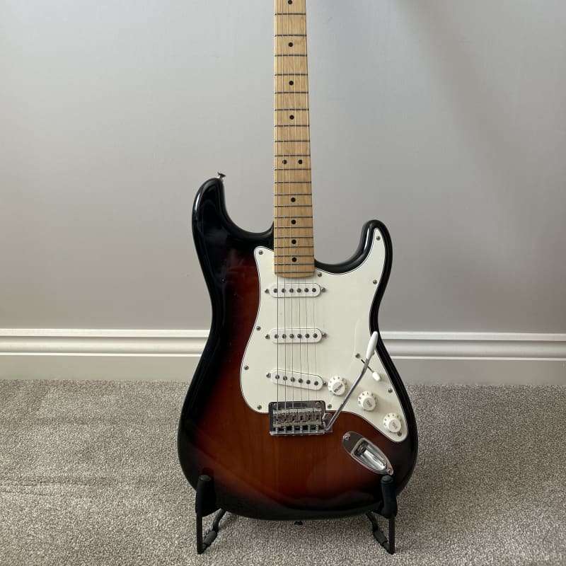 2020 s Fender Player Stratocaster 3 tone sunburst, maple neck – £550 used Guitar