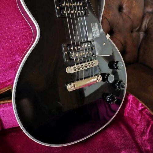 2019 Gibson Les Paul Custom Limited VOS Ebony Chrome Hardware -         Les Paul