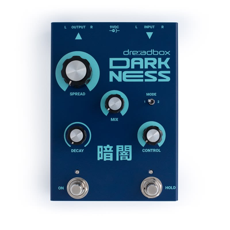 new Dreadbox Dreadbox Darkness Stereo Digital Reverb Pedal Reverb - Effect Pedal