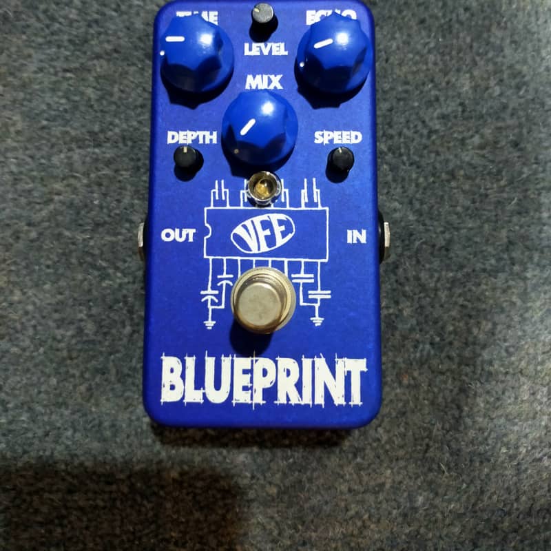 used 2010s VFE Blueprint Blue - Effect Pedal