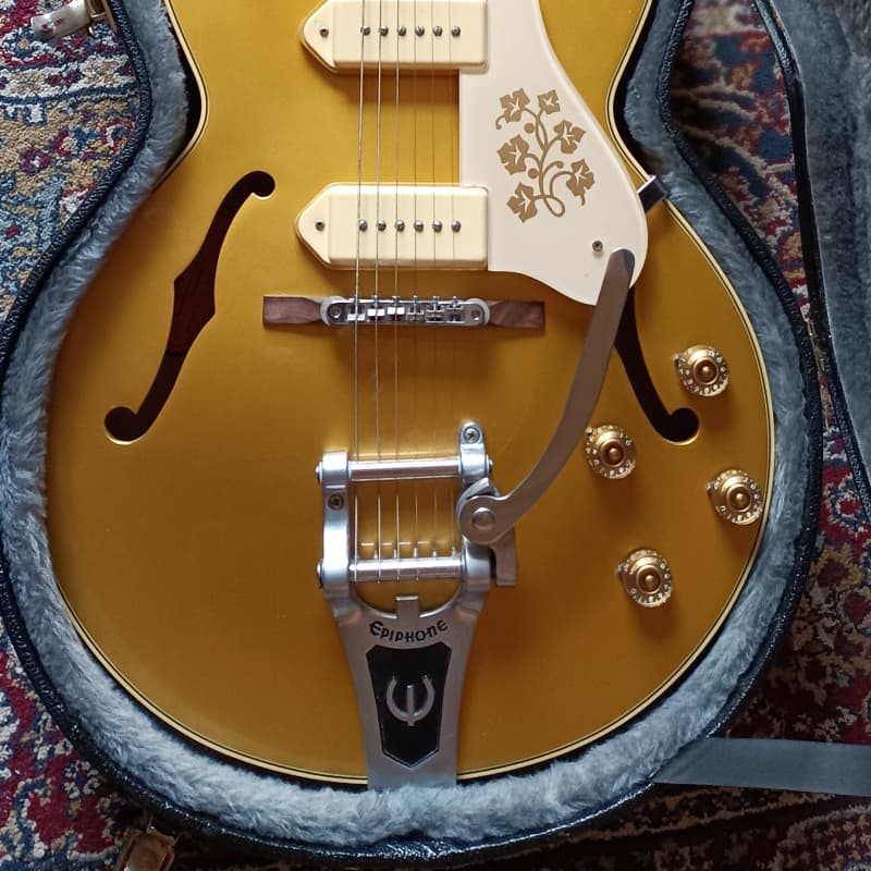 1998 - 2008 Epiphone ES-295 Metallic Gold - £1450 used Guitar