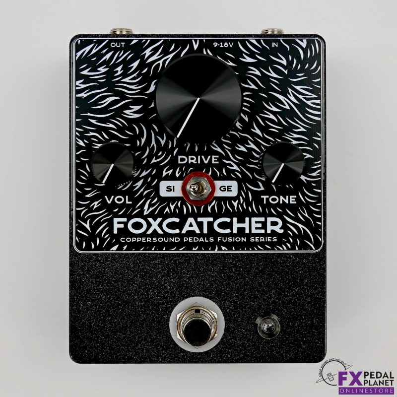 new 2023 Coppersound Pedals Foxcatcher Fusion Series Black Rainbow - Effect Pedal