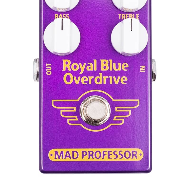 new 2010s Mad Professor Royal Blue Overdrive Blue - Effect Pedal