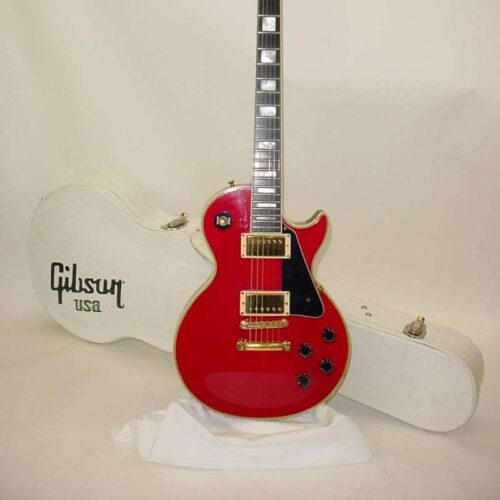 1990 Gibson Les Paul Custom Transparent Red -         Les Paul