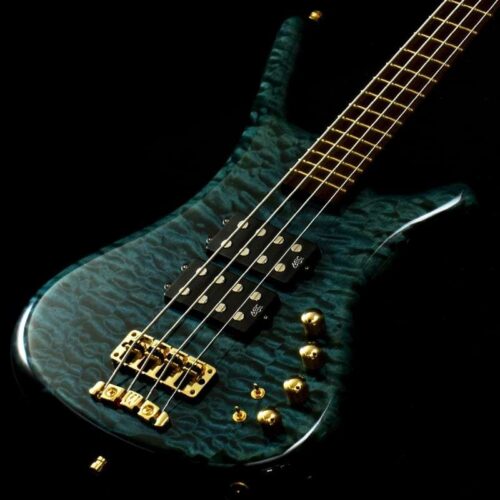 2010 Warwick Custom Shop Corvette $$ 4 Quilt Maple Turquoise [... -       Custom Shop