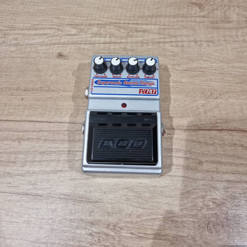 used 1990s DOD FX747 Supersonic Stereo Flange Silver - Effect Pedal