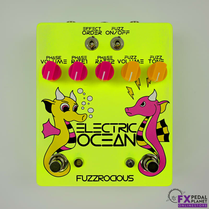 new 2022 Fuzzrocious Electric Ocean Yellow - Effect Pedal