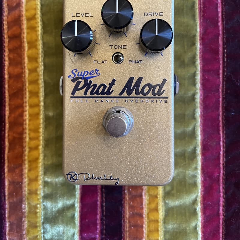 used Keeley Super Phat Mod Overdrive Sparkle Gold – Effect Pedal