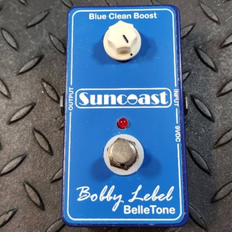 used 2020's Suncoast Bobby Lebel BelleTone Blue Clean Boost Blue - Effect Pedal