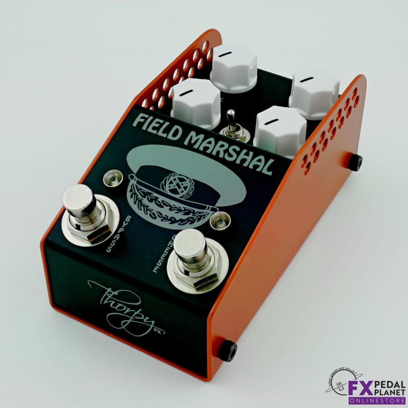 new 2022 ThorpyFX The Field Marshal Black & Metallic Orange - Effect Pedal