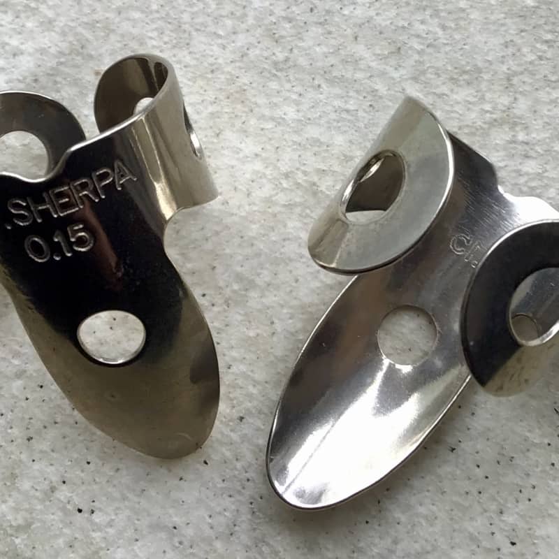 90 s DR SHERPA 0.15 Finger Pick Pair Metal - £4.7 new Guitar