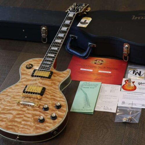 2006 Gibson Les Paul Custom 1968 Reissue 5a Antique Natural Qu... -         Les Paul