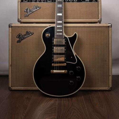 2010 Gibson Custom Shop 1957 57 R7 Reissue Les Paul Custom Bla... -       Custom Shop  Les Paul