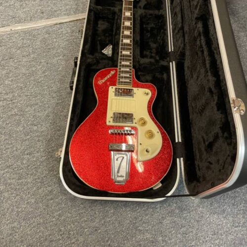 Italia Maranello Electric Guitar Second Hand with Case Red Spa... -          Electric Guitar