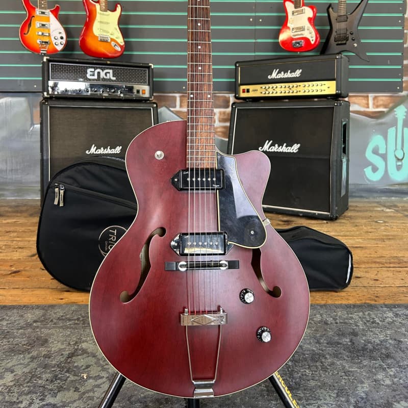 2003 Godin 5th Avenue Kingpin II Burgundy - £650 used Guitar