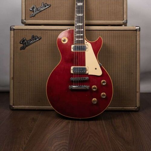 1975 Gibson USA Les Paul Deluxe in Cherry Red -         Les Paul