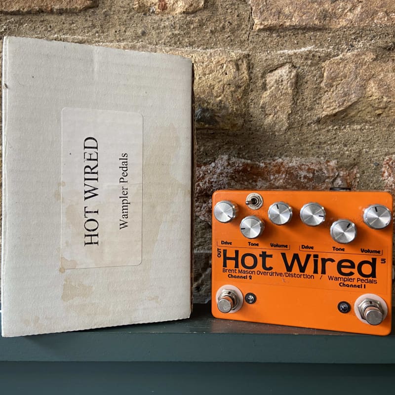 used 2000s Wampler Hot Wired V1 Orange - Effect Pedal