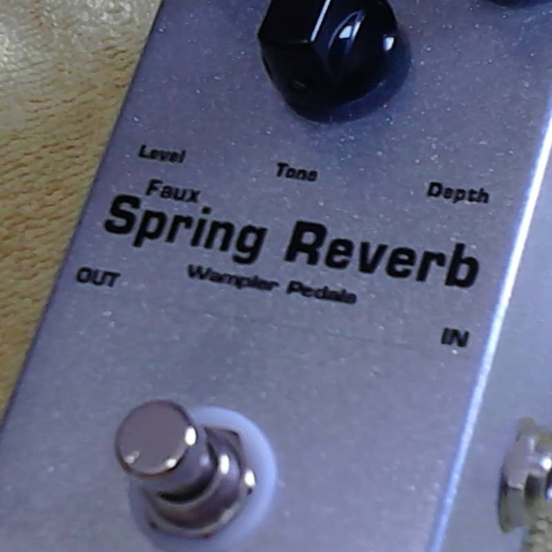 used 2010s Wampler Faux Spring Reverb V1 Silver - Effect Pedal