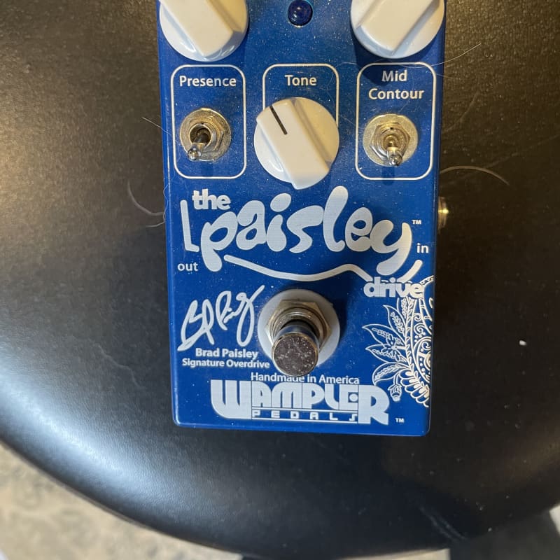 used 2010s Wampler Paisley Drive Blue - Effect Pedal