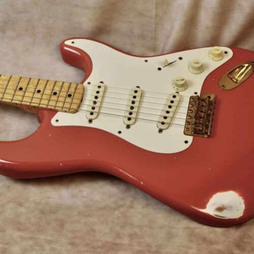 1996 Fender Stratocaster Fiesta Red -        Stratocaster