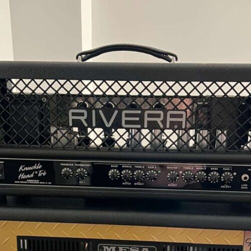 2010s Rivera Knucklehead Tre 120-Watt Guitar Amp Head Black -        Amp Head