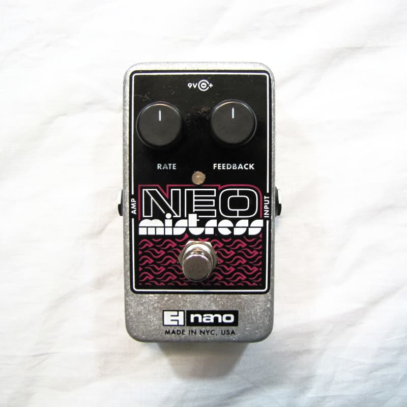 used 2010s Electro-Harmonix Neo Mistress Flanger Black / Pink - Effect Pedal