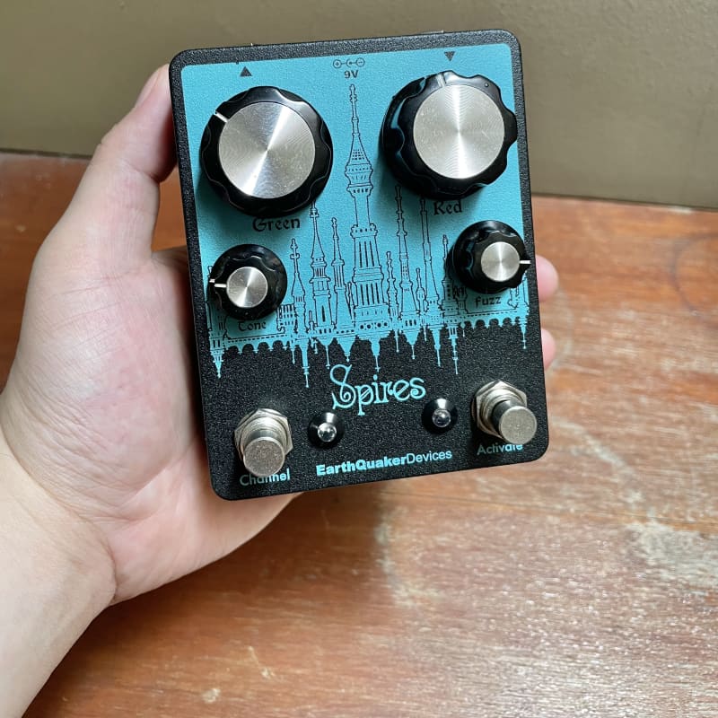 used 2016 - 2019 EarthQuaker Devices Spires Nu Face Double Fuzz Bla... - Effect Pedal