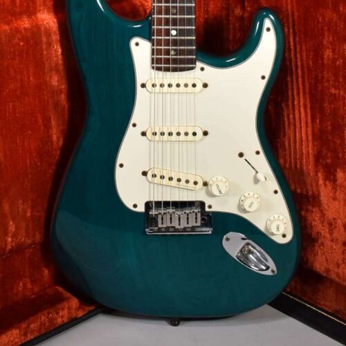 1998 Fender American Deluxe Stratocaster Transparent Teal -        Stratocaster