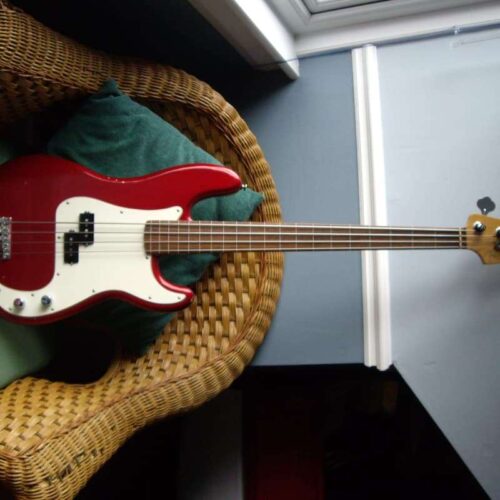 1996 Fender American Standard Precision Bass Fretless Candy Ap... -         Precision Bass