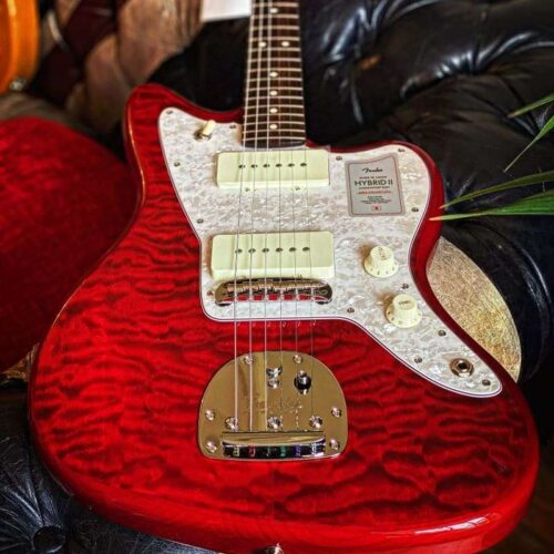 2024 Fender MIJ Hybrid '60s Jazzmaster Quilted Red Beryl -        Jazzmaster