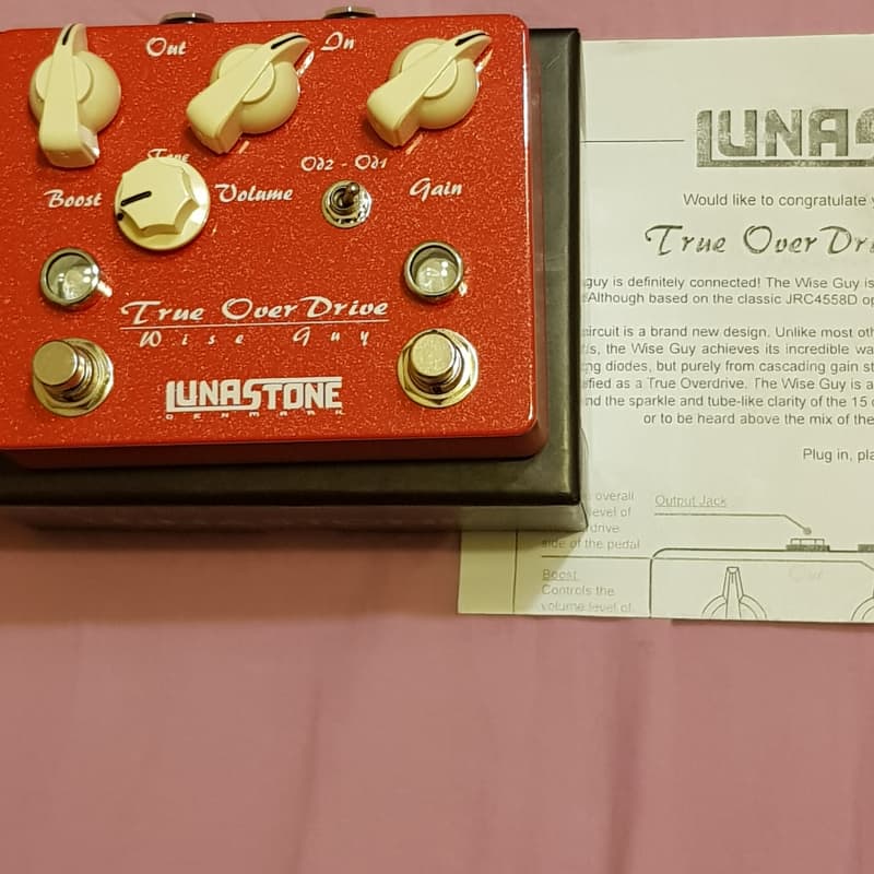 used 2010's Lunastone Wise Guy Red - Effect Pedal