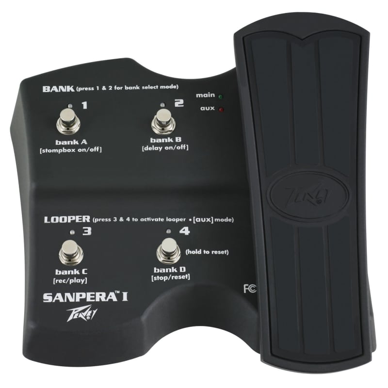 new Peavey Sanpera I Foot Controller Black - Effect Pedal