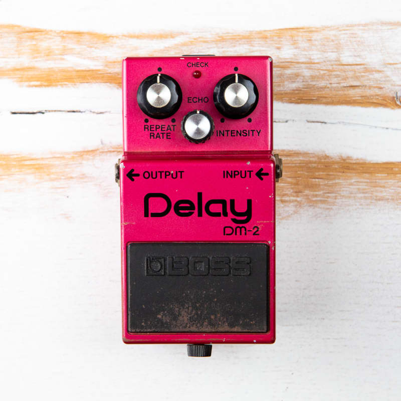 used 1981 – 1984 Boss DM-2 Delay (Black Label) Pink – Effect Pedal