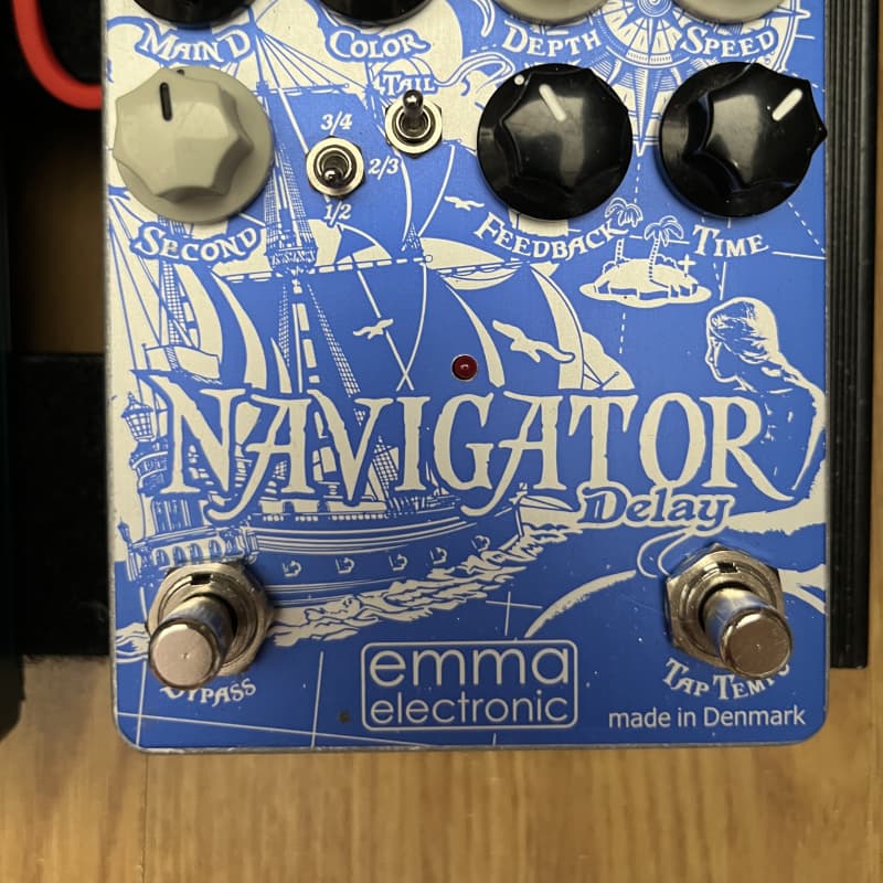 used 2018 EMMA Electronic Navigator Delay Blue - Effect Pedal