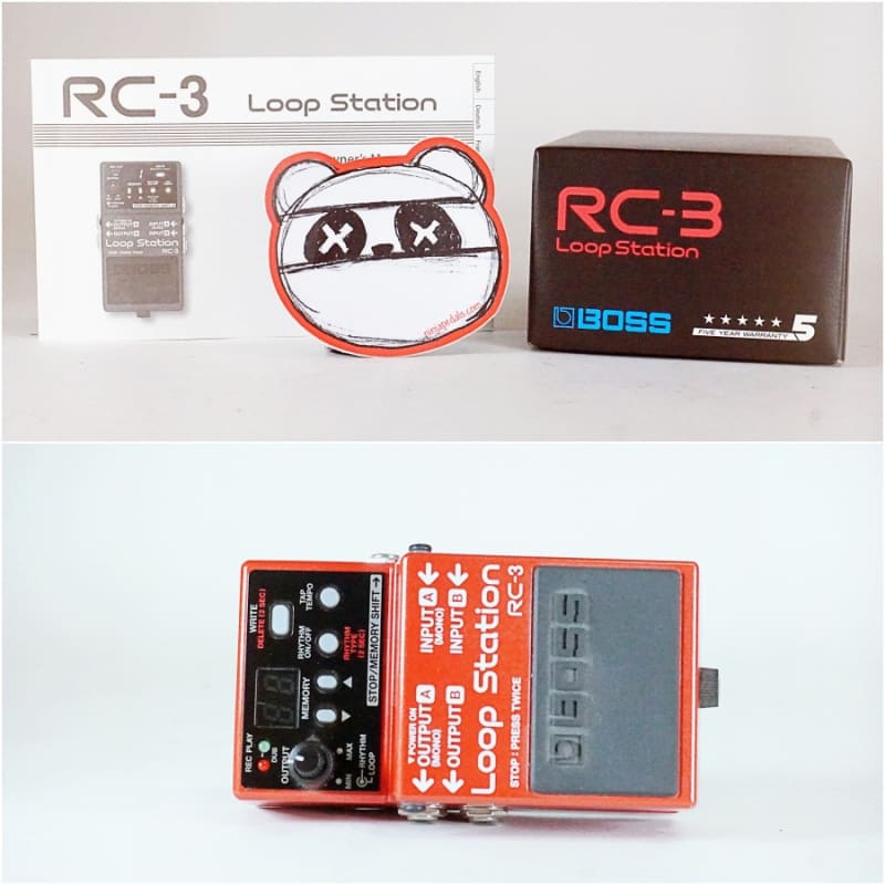 used 2020 Boss RC-3 Loop Station Red - Effect Pedal