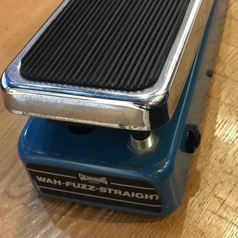 used 1970's Colorsound Wah-Fuzz-Straight Pedal Blue - Effect Pedal