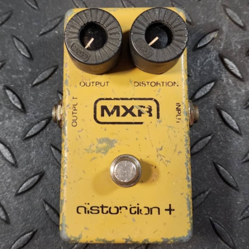 used 1975 - 1984 MXR MX-104 Block Distortion + Yellow - Effect Pedal