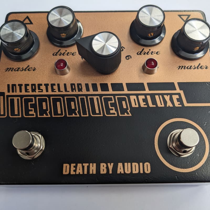 used 2010 – 2023 Death By Audio Interstellar Overdriver Deluxe Gold – Effect Pedal