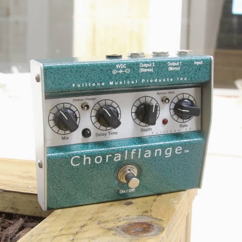 used 2000s Fulltone Choralflange Green/Silver - Effect Pedal