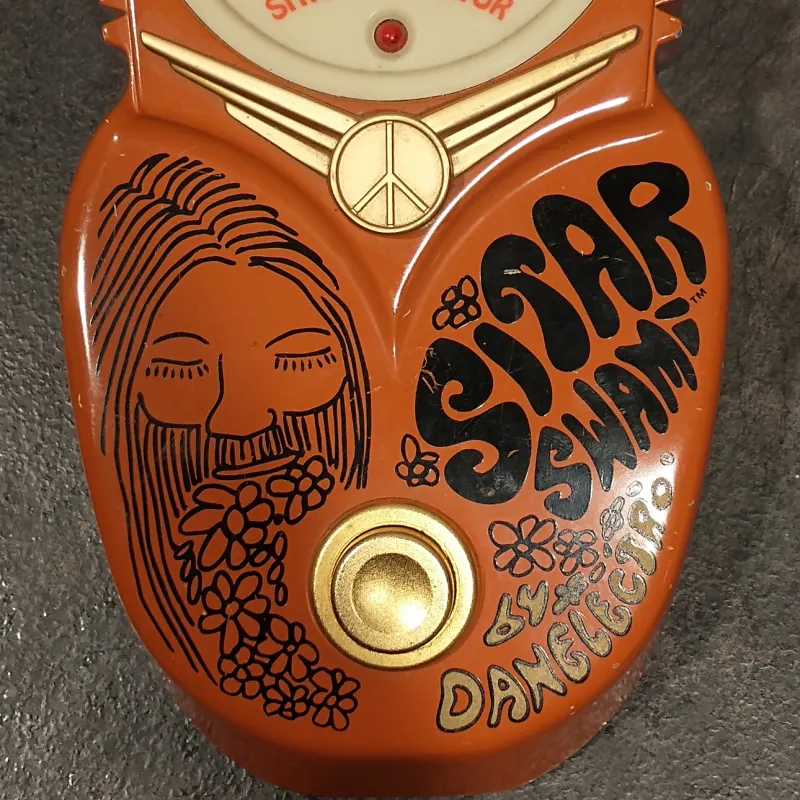 used 2010s Danelectro Sitar Swami Orange - Effect Pedal