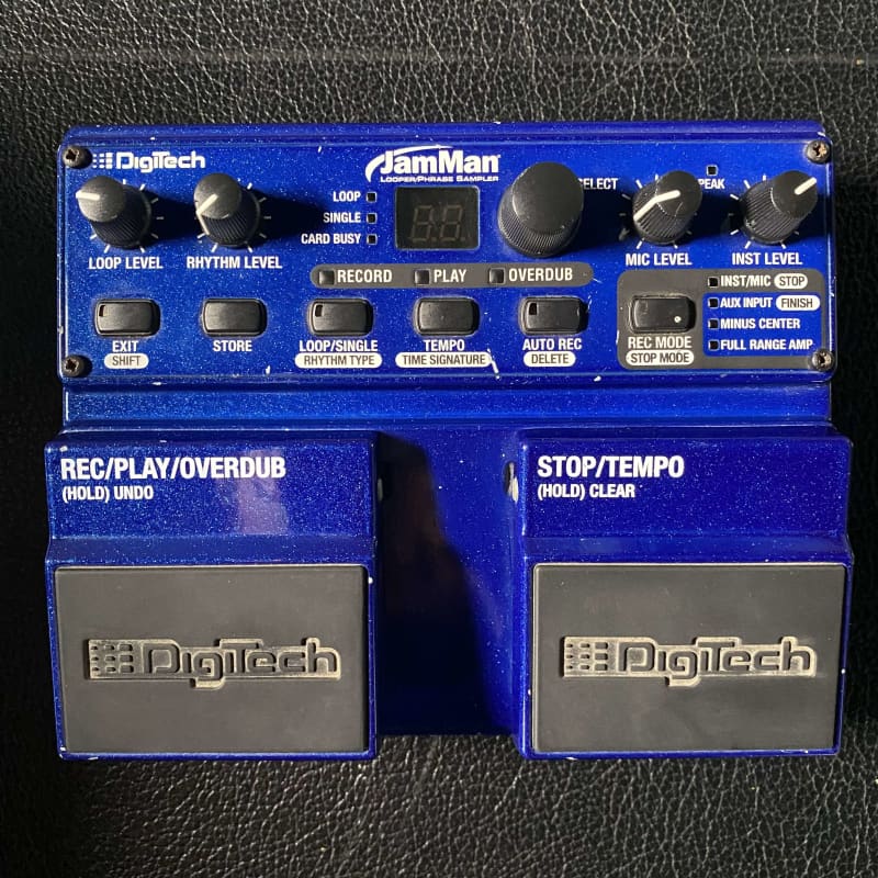 used 2000s DigiTech JamMan Blue - Effect Pedal