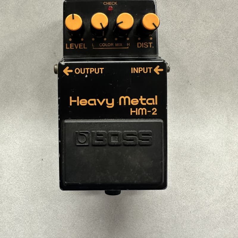 used 1988 - 1992 Boss HM-2 Heavy Metal (Black Label) Black - Effect Pedal