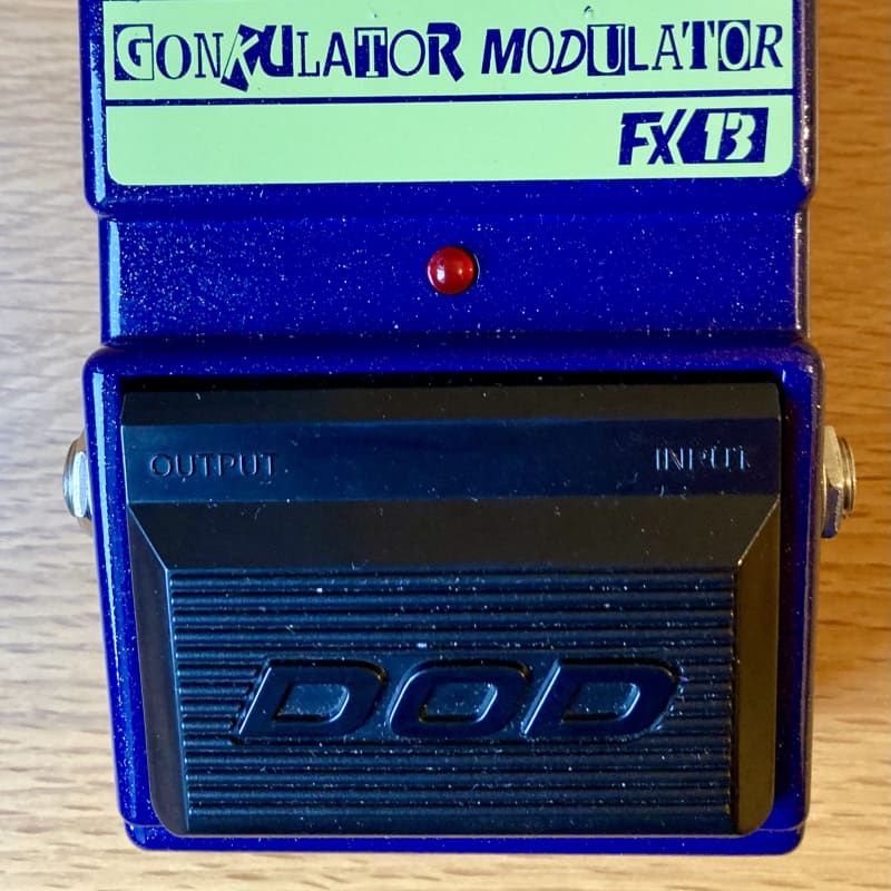 used 1996-1998 DOD Gonkulator Modulator Blue/Yellow - Effect Pedal