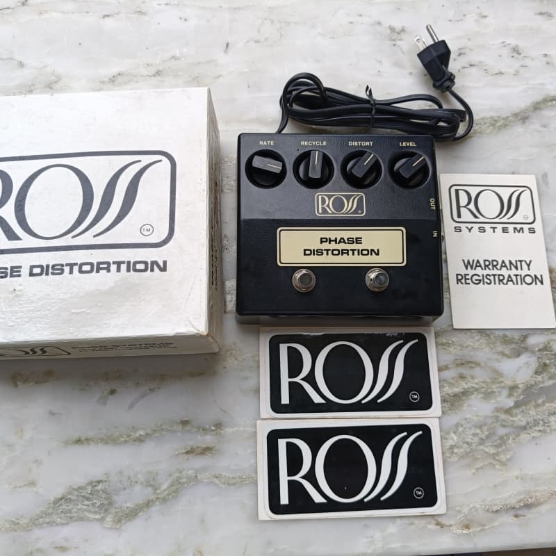 used 1980s Ross Phase Distortion R70 Black - Effect Pedal