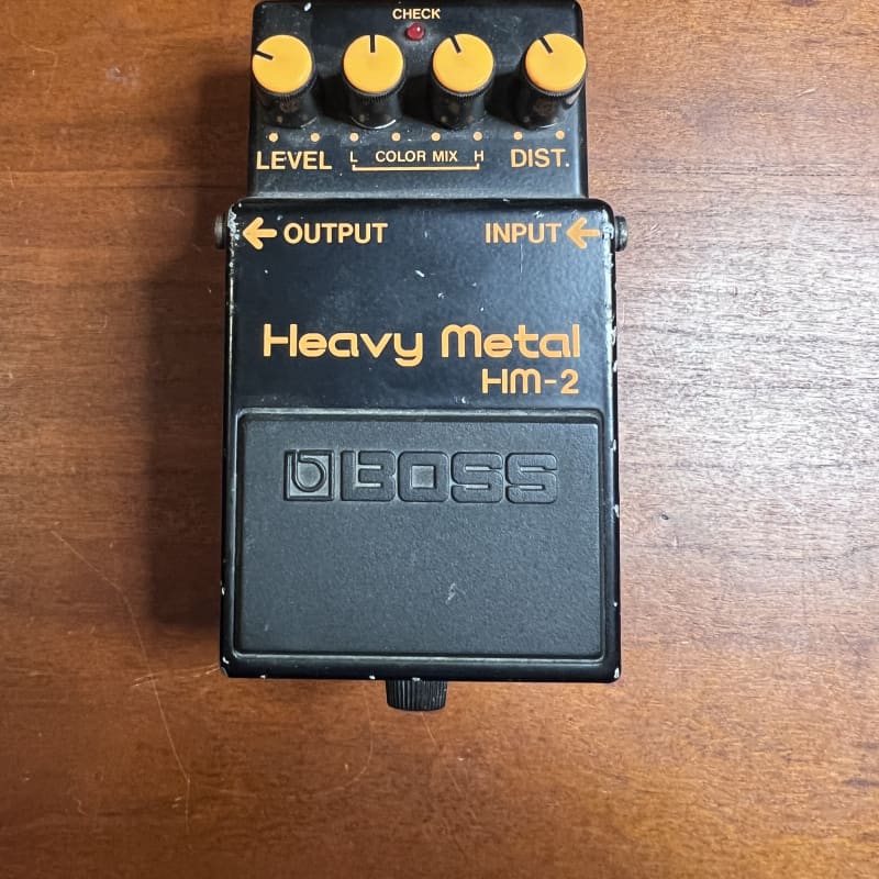 used 1988 - 1992 Boss HM-2 Heavy Metal (Black Label) Black - Effect Pedal