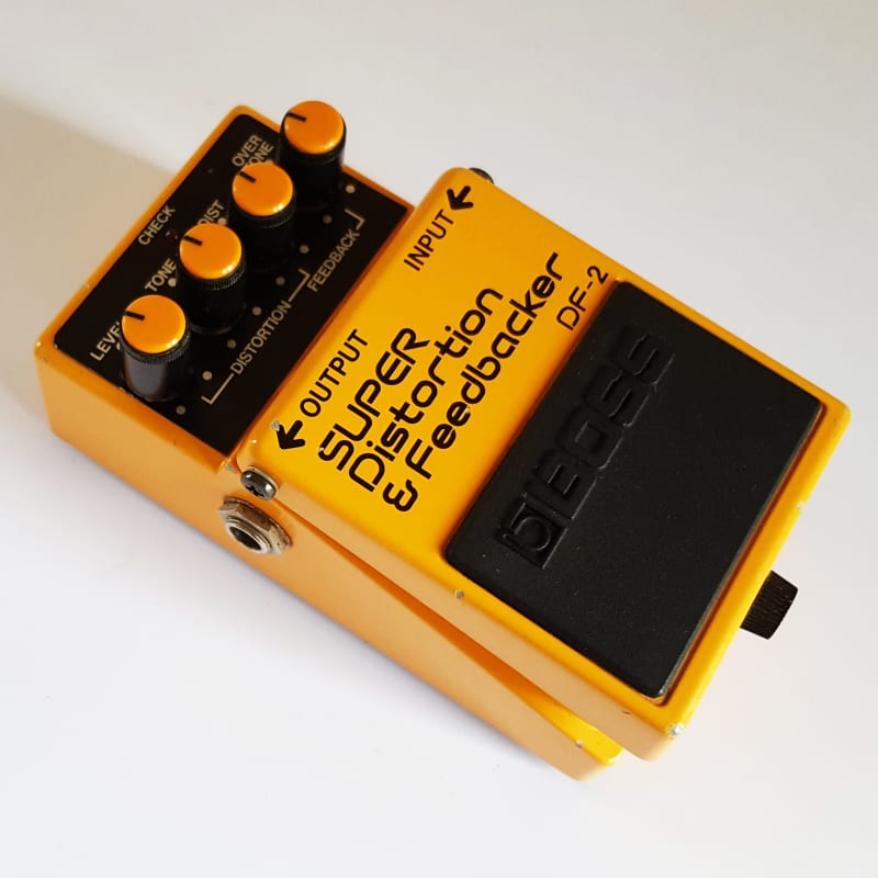 used 1984 Boss DF-2 Super Distortion and Feedbacker Orange - Effect Pedal