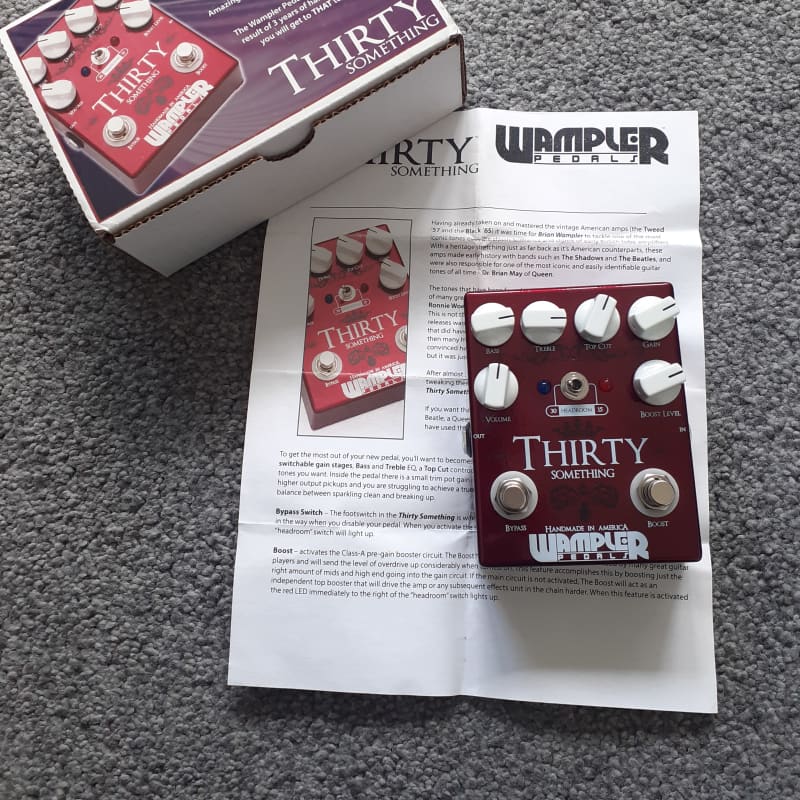 used 2010s Wampler Thirty Something Red - Effect Pedal